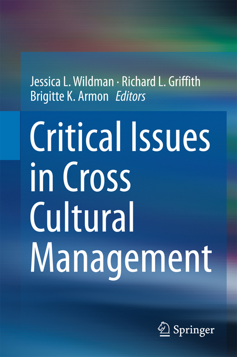 Critical Issues in Cross Cultural Management - 