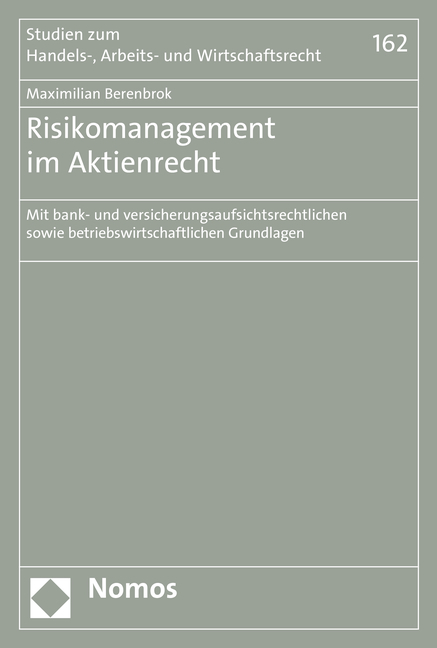 Risikomanagement im Aktienrecht - Maximilian Berenbrok