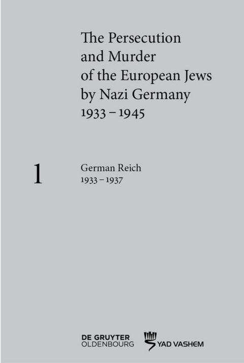 The Persecution and Murder of the European Jews by Nazi Germany, 1933–1945 / German Reich 1933–1937 - 