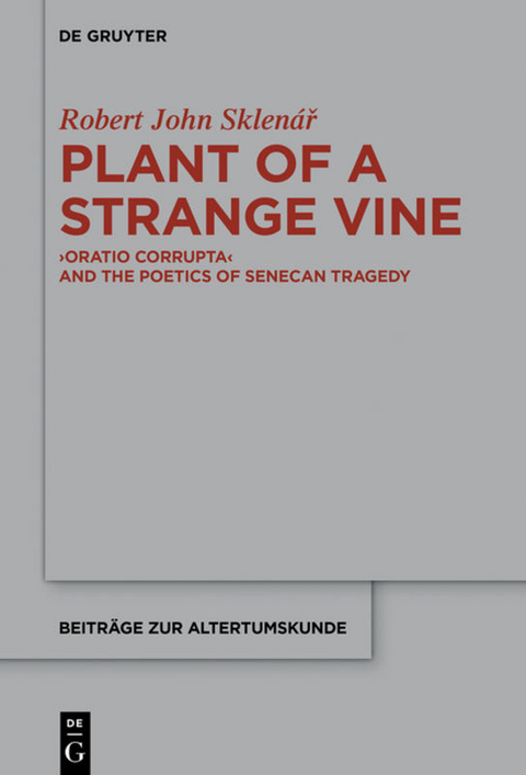 Plant of a Strange Vine - Robert John Sklenár