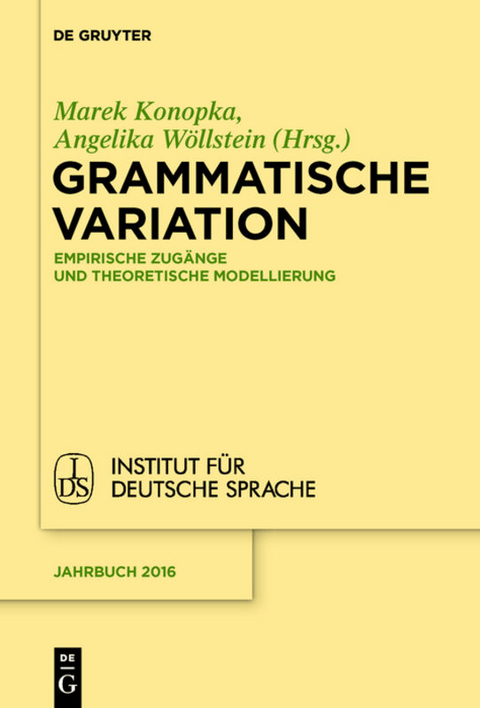 Grammatische Variation - 