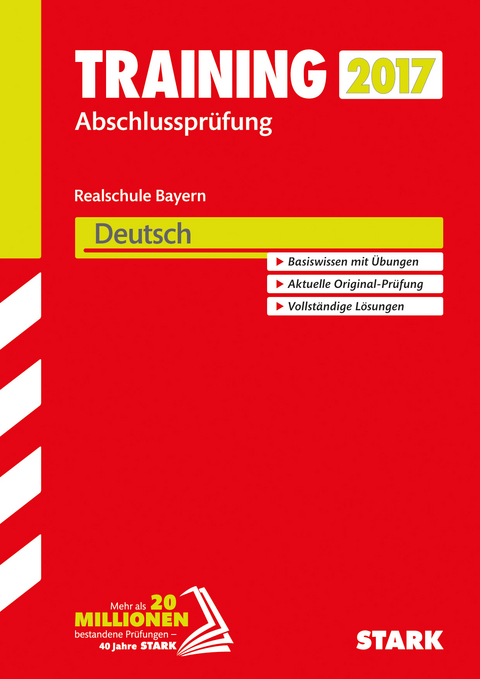 Training Abschlussprüfung Realschule Bayern - Deutsch