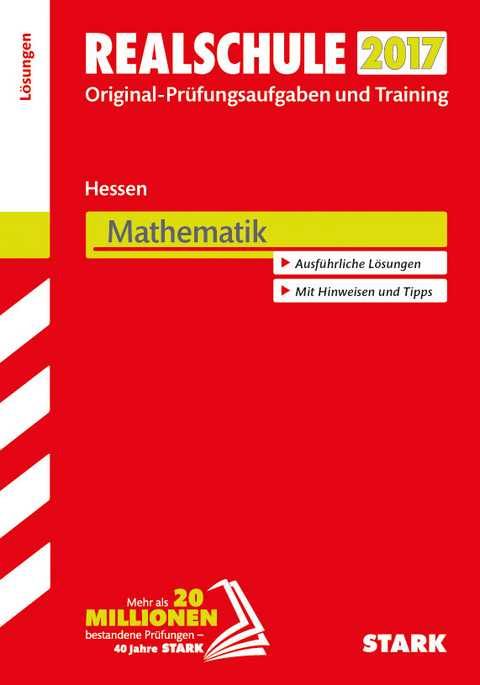 Abschlussprüfung Realschule Hessen - Mathematik Lösungsheft
