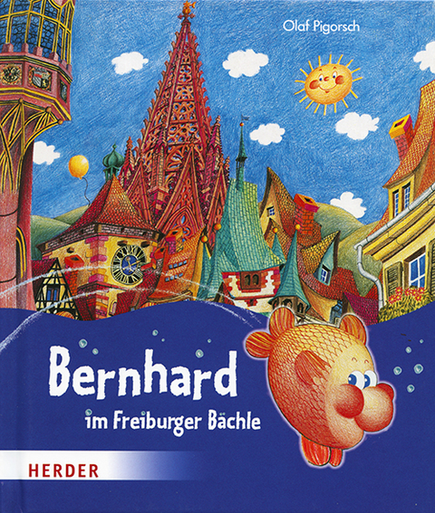 Bernhard im Freiburger Bächle - Olaf Pigorsch