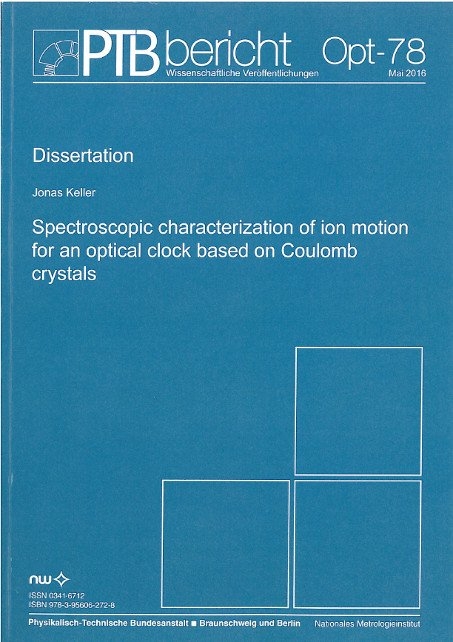 Spectroscopic characterization of ion motion for an optical clock based on coulomb crystals - Jonas Keller