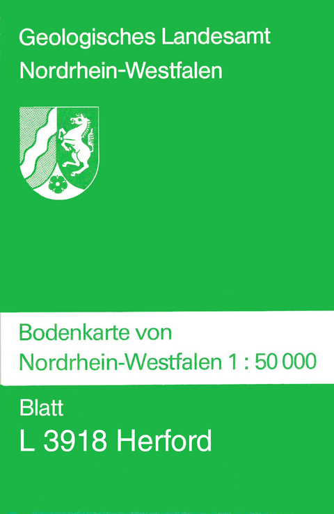 Bodenkarten von Nordrhein-Westfalen 1:50000 / Herford - Hans J Dubber