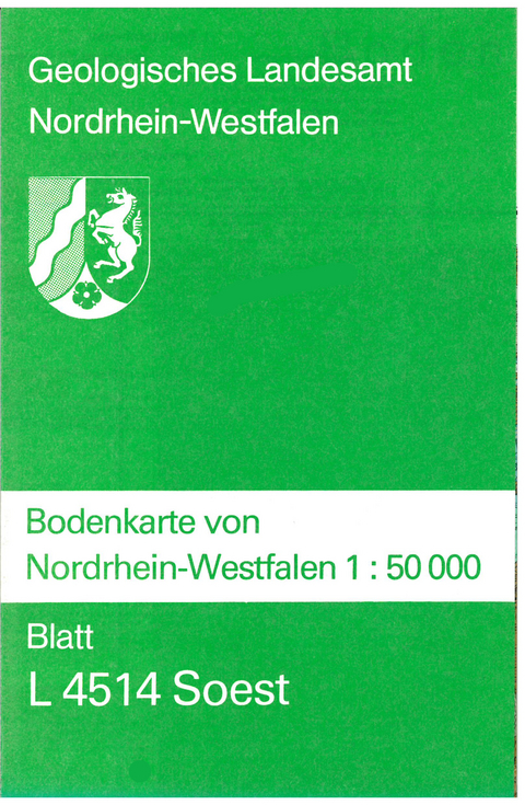 Bodenkarten von Nordrhein-Westfalen 1:50000 / Soest - Frank D Erkwoh