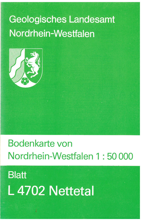 Bodenkarten von Nordrhein-Westfalen 1:50000 / Nettetal - Wilhelm Paas