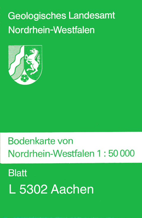 Bodenkarten von Nordrhein-Westfalen 1:50000 / Aachen - Jörg Schalich