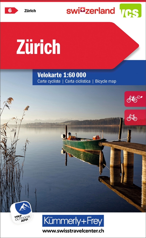 Zürich Nr. 06 Velokarte 1:60 000