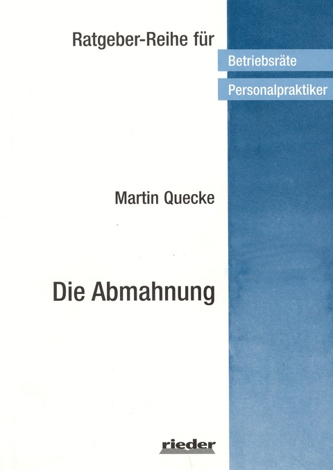 Die Abmahnung - Martin Quecke