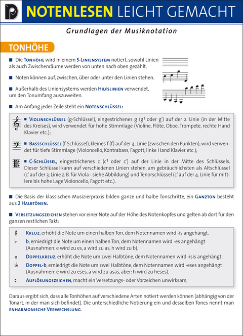 Notenlesen leicht gemacht - Ursula Erhart-Schwertmann