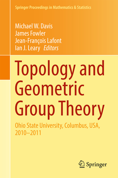 Topology and Geometric Group Theory - 