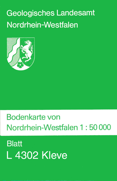 Bodenkarten von Nordrhein-Westfalen 1:50000 / Kleve - Wilhelm Paas