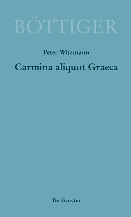 Carmina aliquot Graeca - 