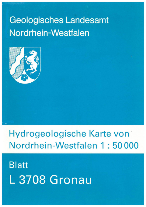 Hydrogeologische Karten von Nordrhein-Westfalen 1:50000 / Gronau - Michael Koch, Ulrich Adams