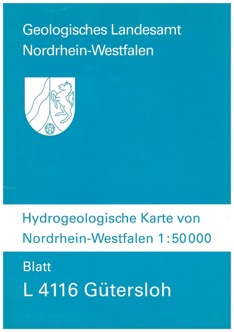 Hydrogeologische Karten von Nordrhein-Westfalen 1:50000 / Gütersloh - Bernd Linder, Irmgard Bollen