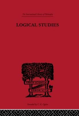 Logical Studies -  Georg Henrik von Wright