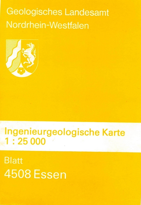 Ingenieurgeologische Karten. 1:25000 / Essen - Marianne Lüthen