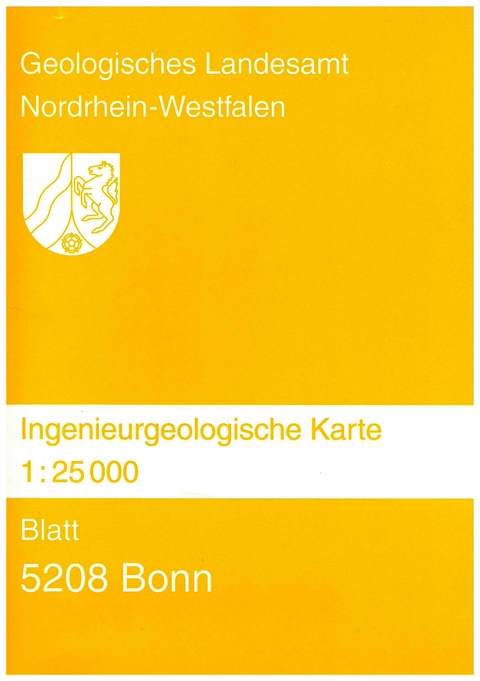 Ingenieurgeologische Karten. 1:25000 / Bonn - Heinrich Heuser