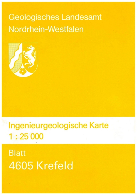 Ingenieurgeologische Karten. 1:25000 / Krefeld - Jakob Kalterherberg, Klaus D Schmidt, Adolf Weber
