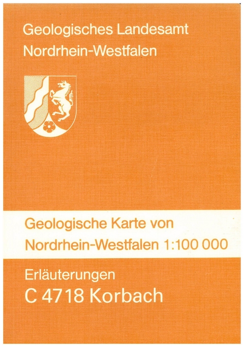 Geologische Karten von Nordrhein-Westfalen 1:100000 / Korbach - Otfried Deutloff