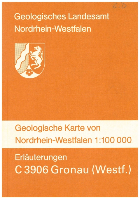 Geologische Karten von Nordrhein-Westfalen 1:100000 / Gronau - Hans D Hilden, Martin Hiß, Dirk Juch