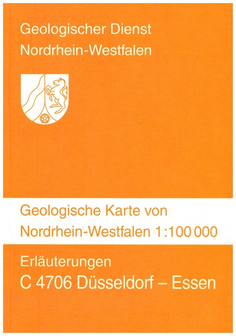 Geologische Karten von Nordrhein-Westfalen 1:100000 / Düsseldorf - Essen - Karl H Ribbert