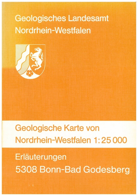 Geologische Karten von Nordrhein-Westfalen 1:25000 / Bonn-Bad Godesberg - Herrmann Rauff, Wilhelm Kegel