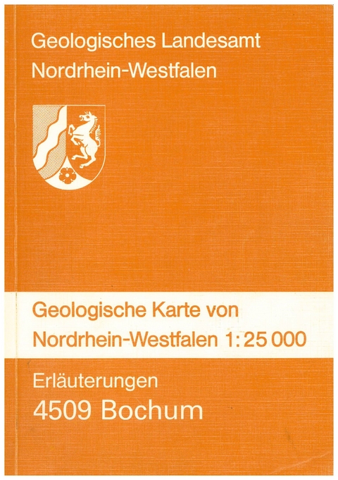 Geologische Karten von Nordrhein-Westfalen 1:25000 / Bochum - Otto Stehn