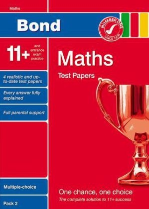 Bond 11+ Test Papers Maths Multiple-Choice Pack 2 - Sarah Lindsay