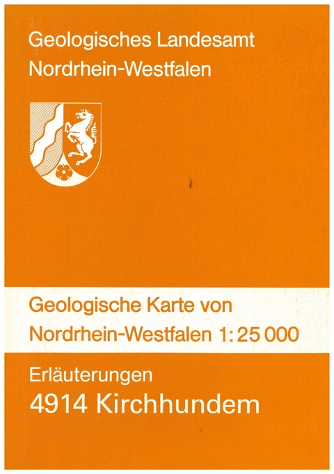 Geologische Karten von Nordrhein-Westfalen 1:25000 / Kirchhundem - Claus D Clausen