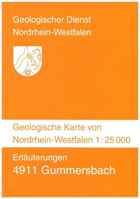 Geologische Karten von Nordrhein-Westfalen 1 : 25000 / Gummersbach - Karl-Heinz Ribbert