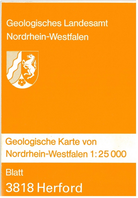 Geologische Karten von Nordrhein-Westfalen 1:25000 / Herford - Otfried Deutloff