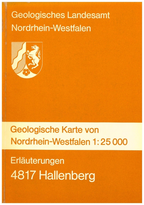 Geologische Karten von Nordrhein-Westfalen 1:25000 / Winterberg [Hallenberg] - Klaus Leuteritz