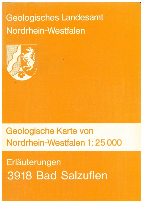 Geologische Karten von Nordrhein-Westfalen 1:25000 / Bad Salzuflen - Wolfgang Knauff
