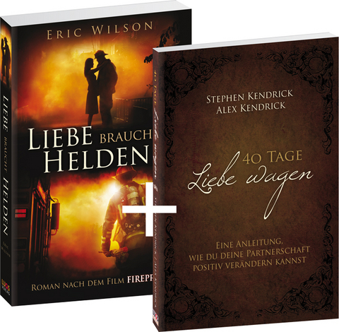 Liebe braucht Helden + 40 Tage Liebe wagen (Set aus 2 Büchern) - Eric Wilson, Alex Kendrick, Stephen Kendrick
