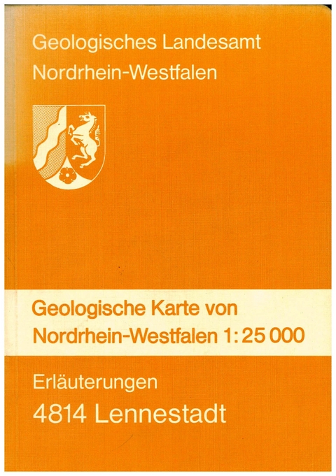 Geologische Karten von Nordrhein-Westfalen 1:25000 / Lennestadt - Claus D Clausen
