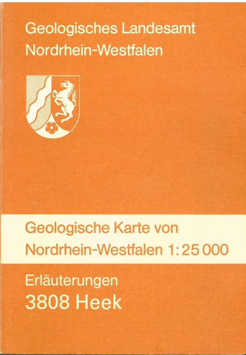 Geologische Karten von Nordrhein-Westfalen 1:25000 / Heek - Martin Hiss