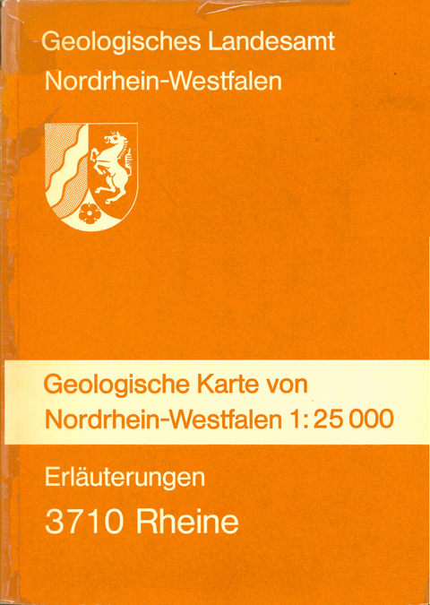 Geologische Karten von Nordrhein-Westfalen 1:25000 / Rheine - Arend Thiermann