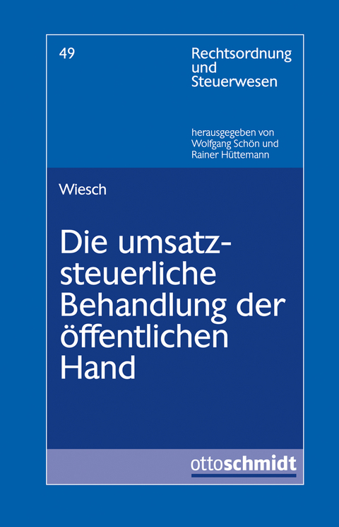 Die umsatzsteuerliche Behandlung der öffentlichen Hand - Thomas Wiesch