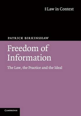 Freedom of Information - Patrick Birkinshaw