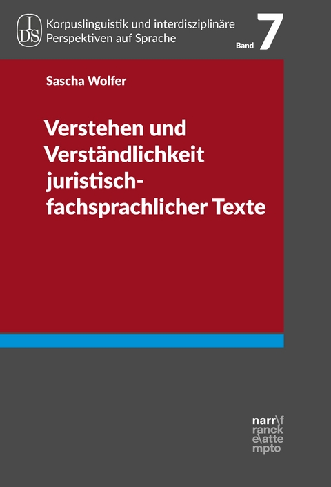 Verstehen und Verständlichkeit juristisch-fachsprachlicher Texte - Sascha Wolfer