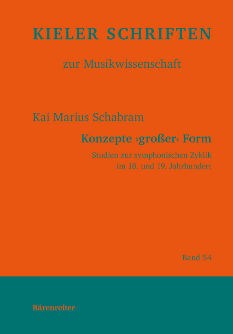 Konzepte 'großer' Form - Kai Marius Schabram