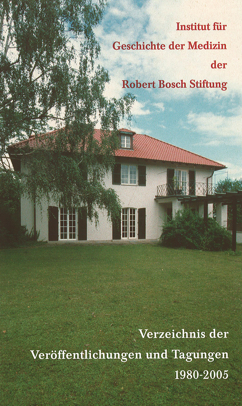 Verzeichnis der Veröffentlichungen und Tagungen 1980-2005 - Robert Jütte