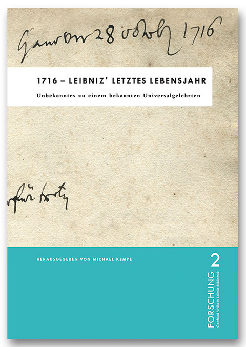 1716 - Leibniz´ letztes Lebensjahr - 