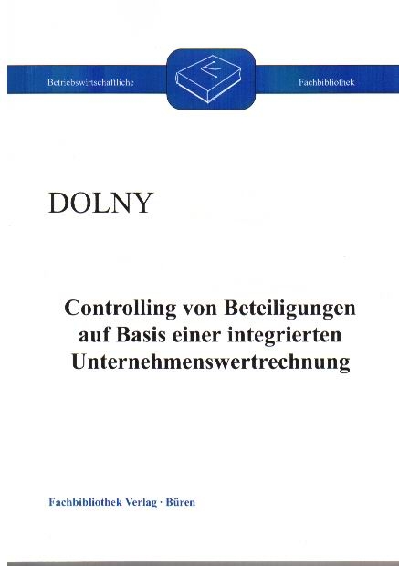 Controlling von Beteiligungen - Oliver Dolny