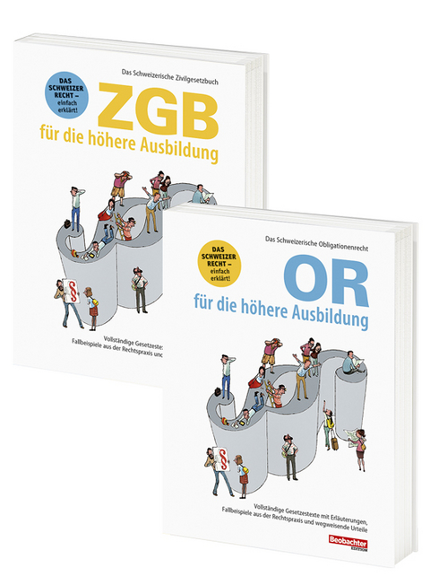 Buchset OR und ZGB für die höhere Ausbildung - Irmtraud Bräunlich Keller, Philippe Ruedin