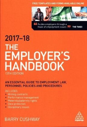 The Employer''s Handbook 2017-2018 -  Barry Cushway