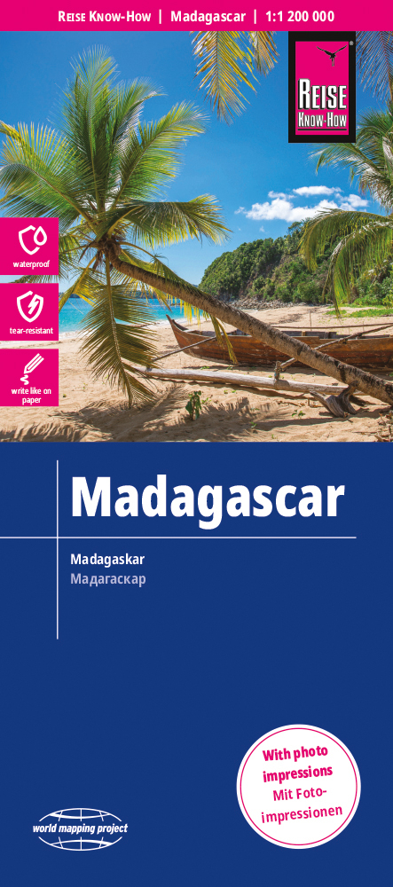 Reise Know-How Landkarte Madagaskar / Madagascar (1:1.200.000) - Reise Know-How Verlag Peter Rump